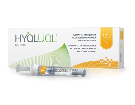 Препарат Hyalual® 1,1% 