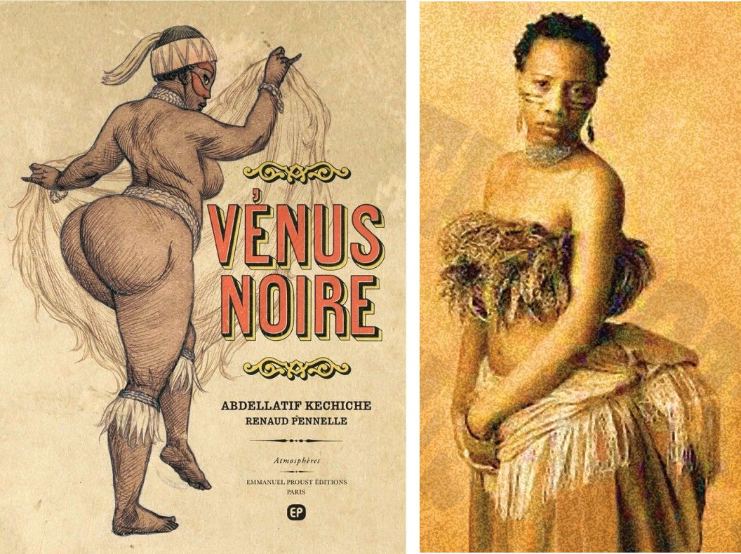 Саарти Баартман, имевшая большие ягодицы (страдала стеатопигией), стала прототипом главной героини фильма Абделатифа Кешиша «Черная Венера»