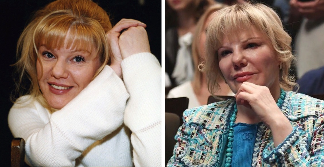 Сравните фото: Александра Захарова в молодости и сейчас