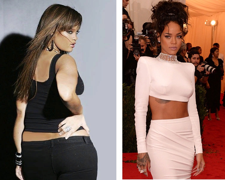 Как изменилась фигура Рианны: фото до и после похудения